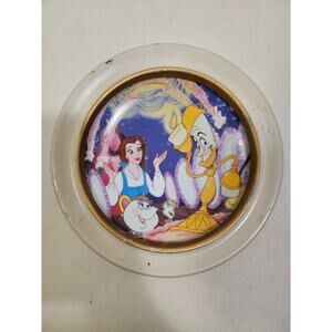 Disney Beauty Beast Collector Plate "Be Our Guest" With COA.